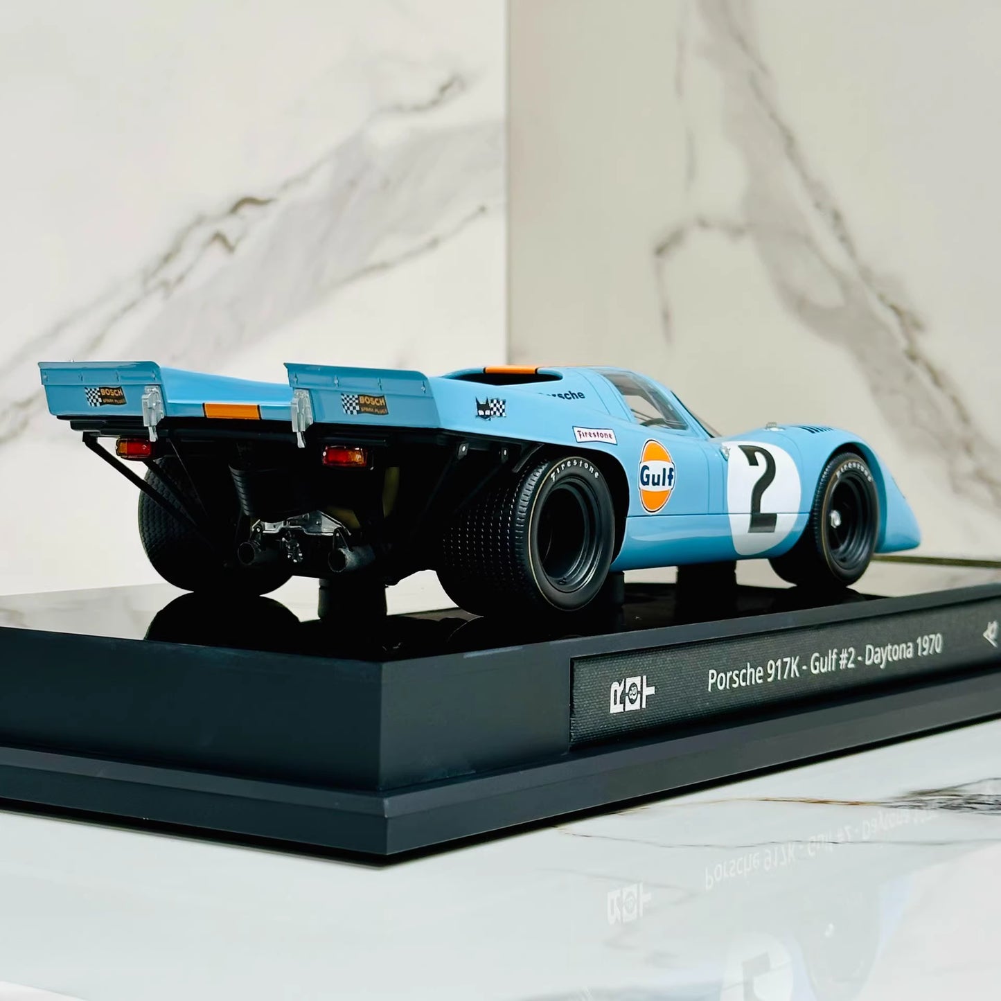 Amalgam 1/18 Porsche 917K Gulf 1970 Daytona Winner #2 Resin Model