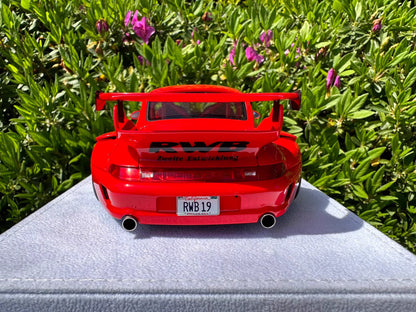 FuelMe 1/18 Porsche 911 (993) RWB “Medusa” Supreme – Red Resin Model