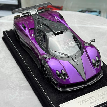 HH 1:18 Pagani Zonda 760 (Zonda Specials) Hardtop Resin Model · Purple/Carbon