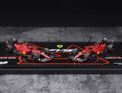 BBR 1/43 Ferrari F1-75 Bahrain GP 2022 Leclerc & Sainz 1–2 Set EMP75EX (Ltd 75)