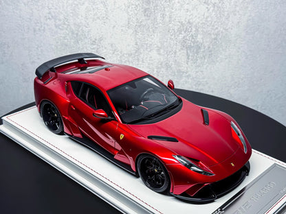Davis & Giovanni 1/18 Ferrari 812 N-Largo Candy Red Metallic Red Resin Model Limited 10