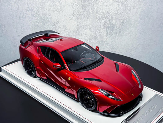 Davis & Giovanni 1/18 Ferrari 812 N-Largo Candy Red Metallic Red Resin Model Limited 10