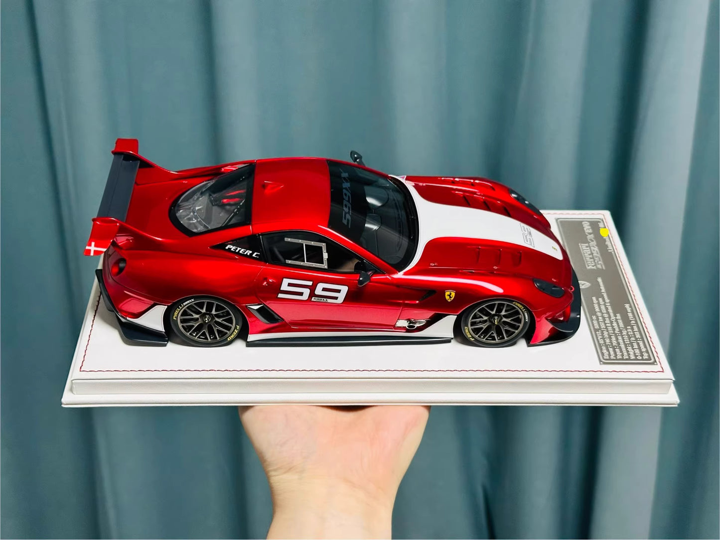 Davis & Giovanni 1/18 Ferrari 599XX EVO #59 Metallic Red | Limited 6