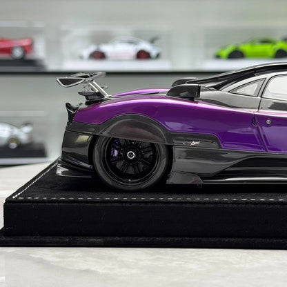 HH 1:18 Pagani Zonda 760 (Zonda Specials) Hardtop Resin Model · Purple/Carbon