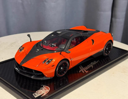 BBR 1/18 Pagani Huayra Roadster Resin Model Metallic Orange Limited Edition