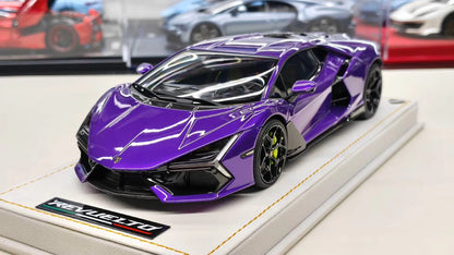 MR 1/18 Lamborghini Revuelto Resin Model – Viola Pasifae Special Edition (Limited 25)