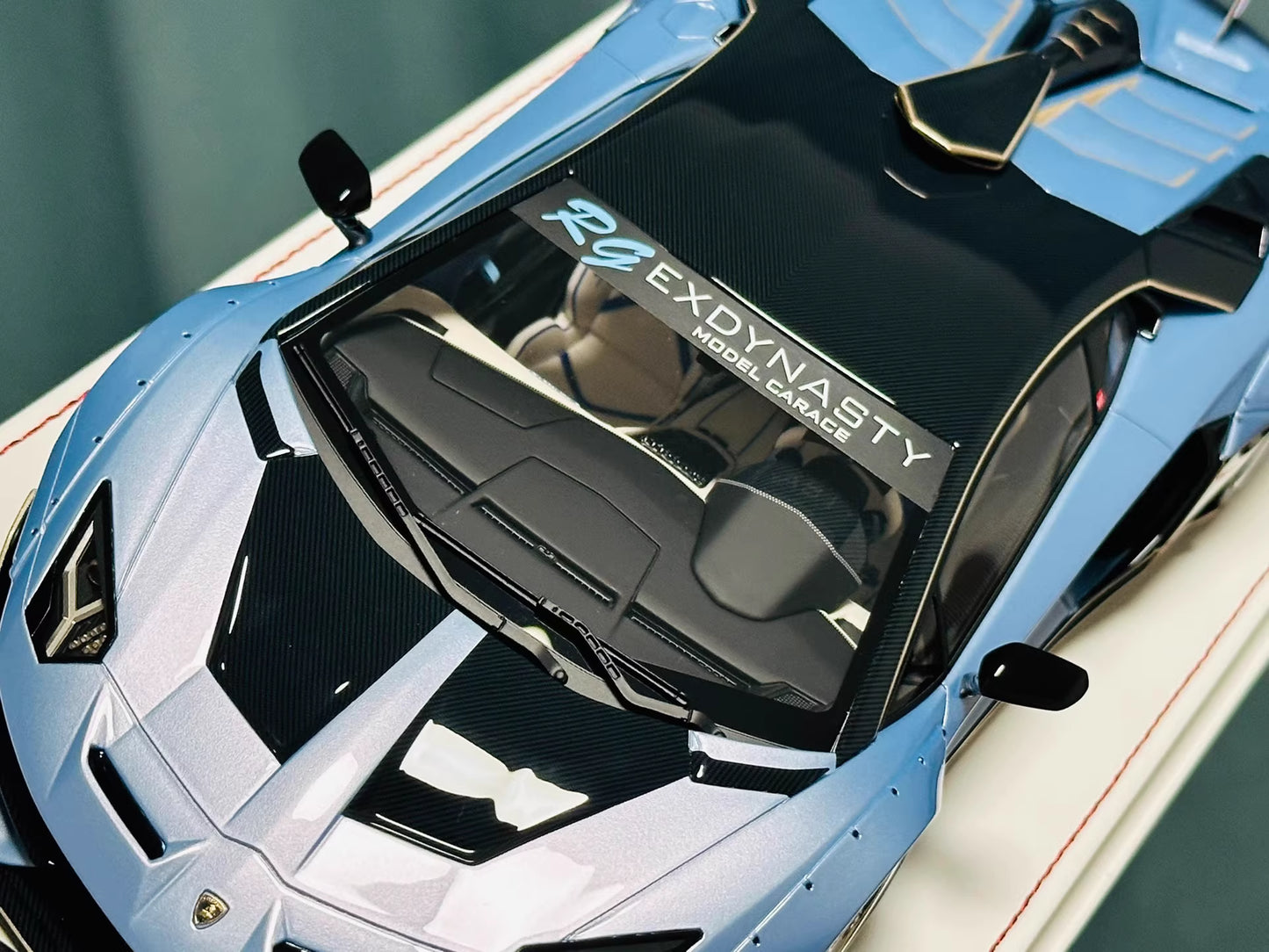 Davis & Giovanni 1/18 Lamborghini Aventador LP770-4 SVJ L13WK Sky Cyan | Limited 15