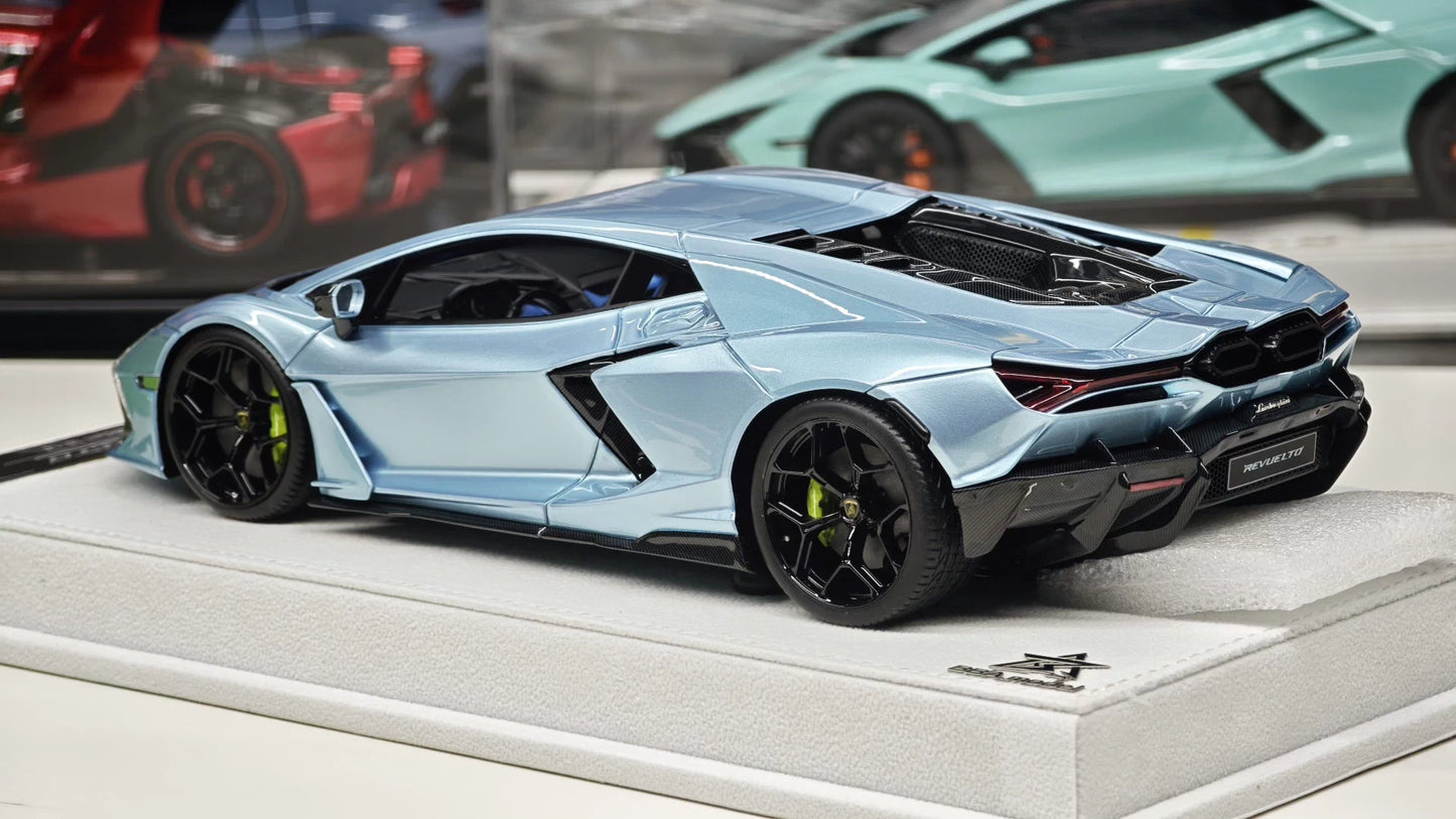 BBA Model 1/18 Lamborghini Revuelto Resin Model – Ice Blue (Limited 10)