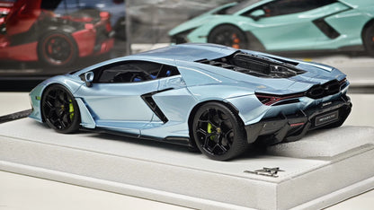 BBA Model 1/18 Lamborghini Revuelto Resin Model – Ice Blue (Limited 10)