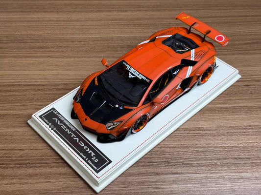 Davis & Giovanni 1/18 Lamborghini LBWK Aventador 2.0 “Zaku” Orange — Limited 30