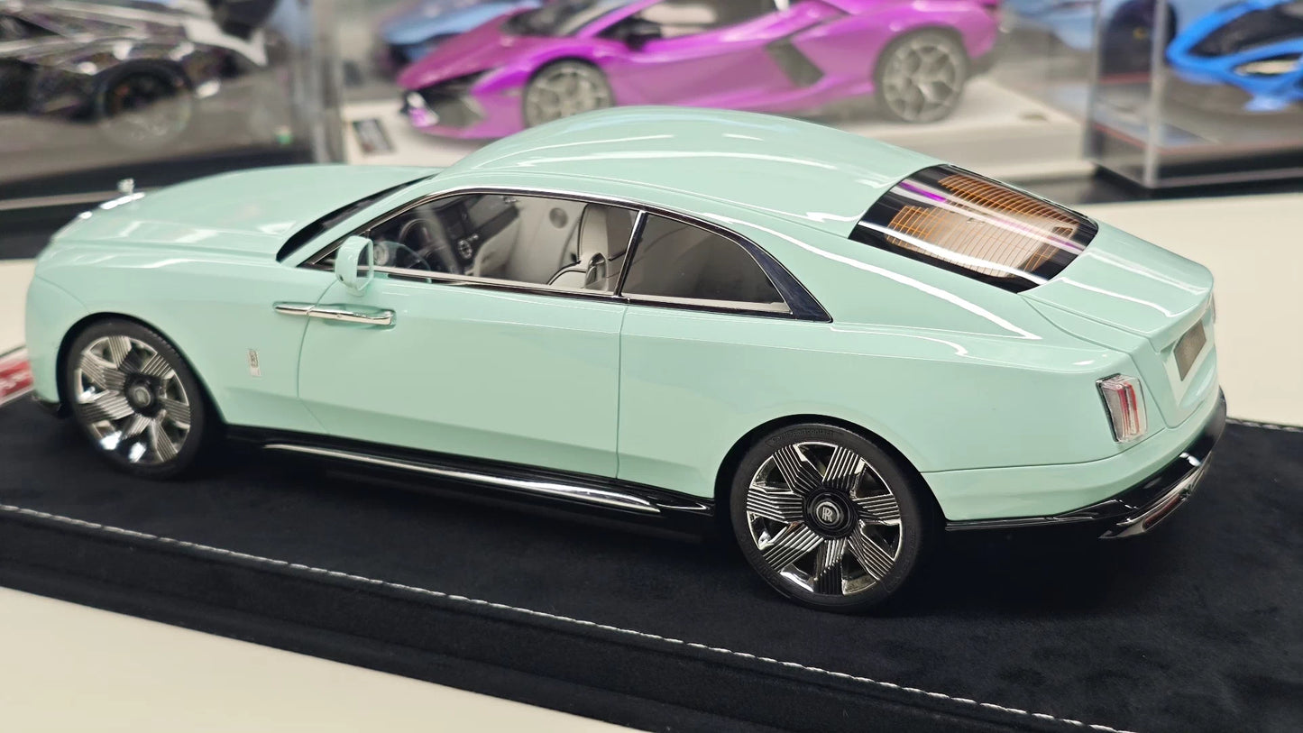 HH Model 1/18 Rolls-Royce Spectre Resin Model – Mint Green (Limited 50)