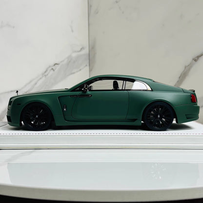 Davis & Giovanni 1/18 Rolls-Royce Wraith Matte Green Resin Model