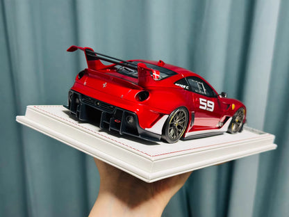 Davis & Giovanni 1/18 Ferrari 599XX EVO #59 Metallic Red | Limited 6