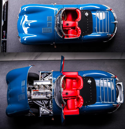 Amalgam 1/8 Jaguar XKSS Roadster – Classic Blue Model | Air Shipping from China