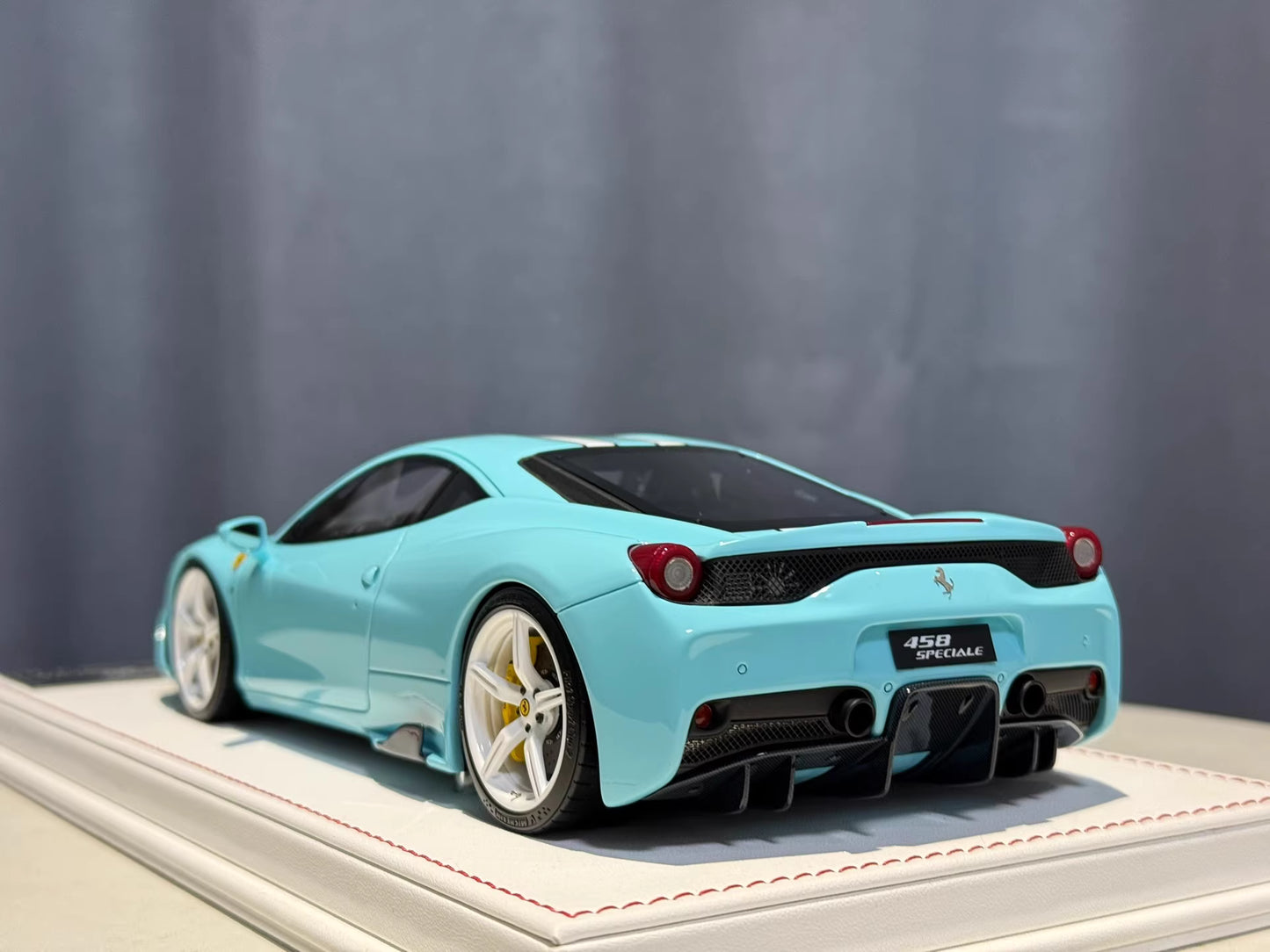 Davis & Giovanni 1/18 Ferrari 458 Speciale · Azzurro Blue · Limited 20