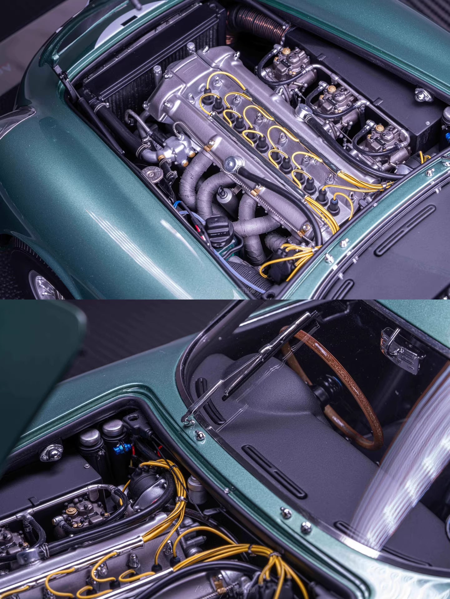 Amalgam 1/8 Aston Martin DB4 GT Zagato – 1961 1 VEV Le Mans Version | Air Shipping from China