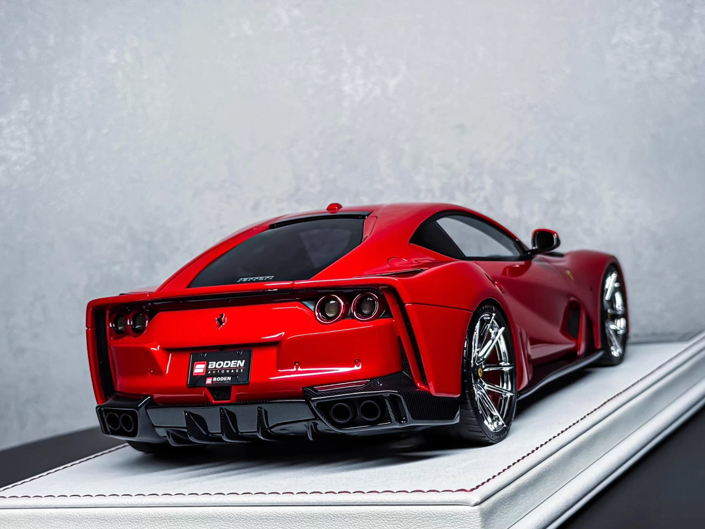 Davis & Giovanni 1/18 Ferrari 812 N-Largo Rosso Corsa Red Resin Model Limited 8