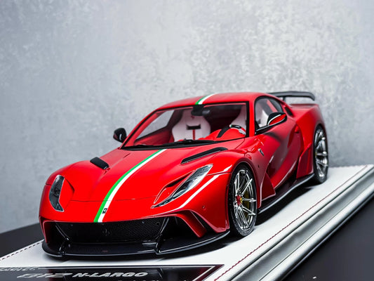 Davis & Giovanni 1/18 Ferrari 812 N-Largo Rosso Corsa Tricolore Resin Model Limited 8