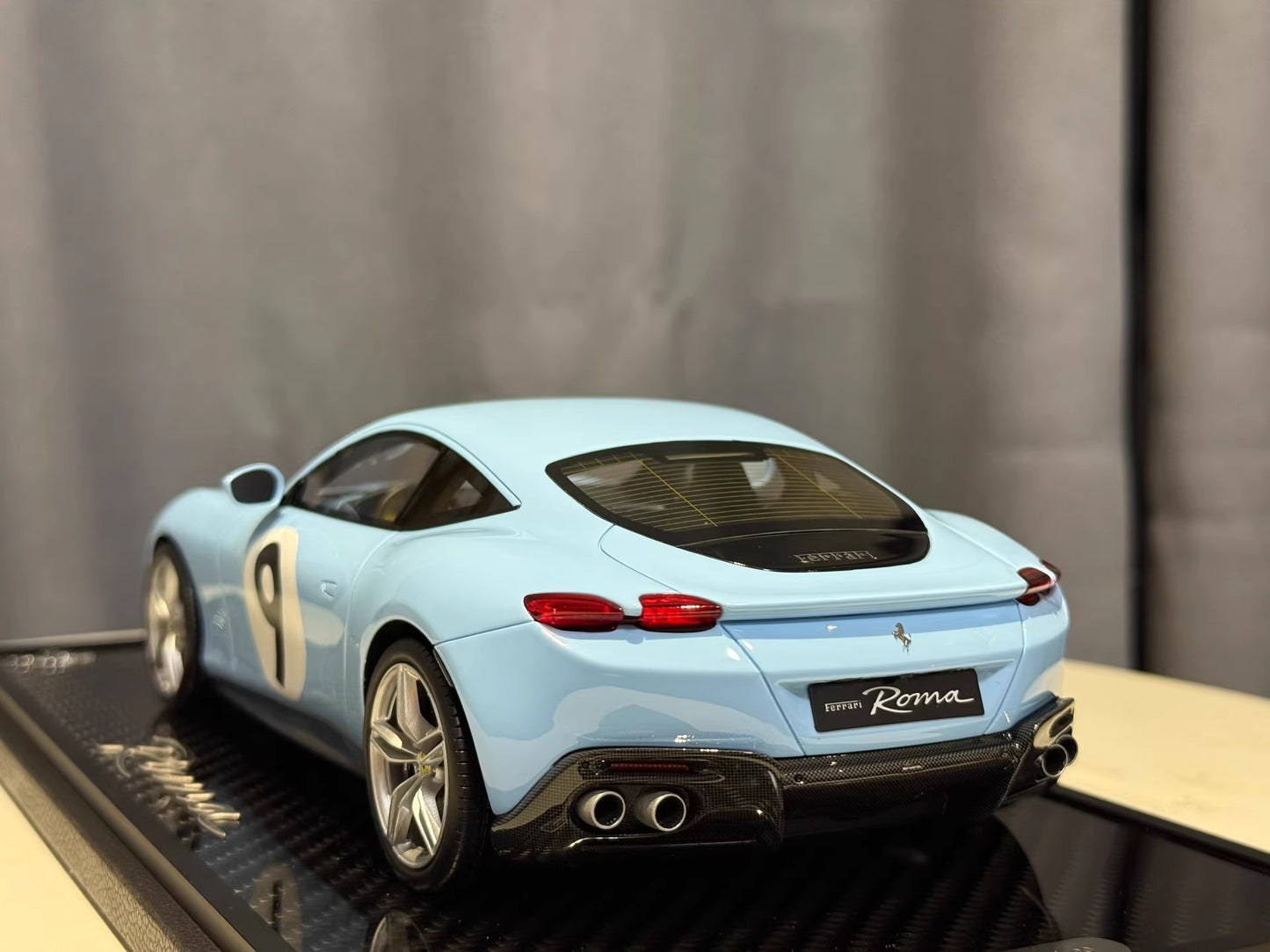 BBR 1/18 Ferrari Roma · Azzurro Racing No.9 · Limited 20
