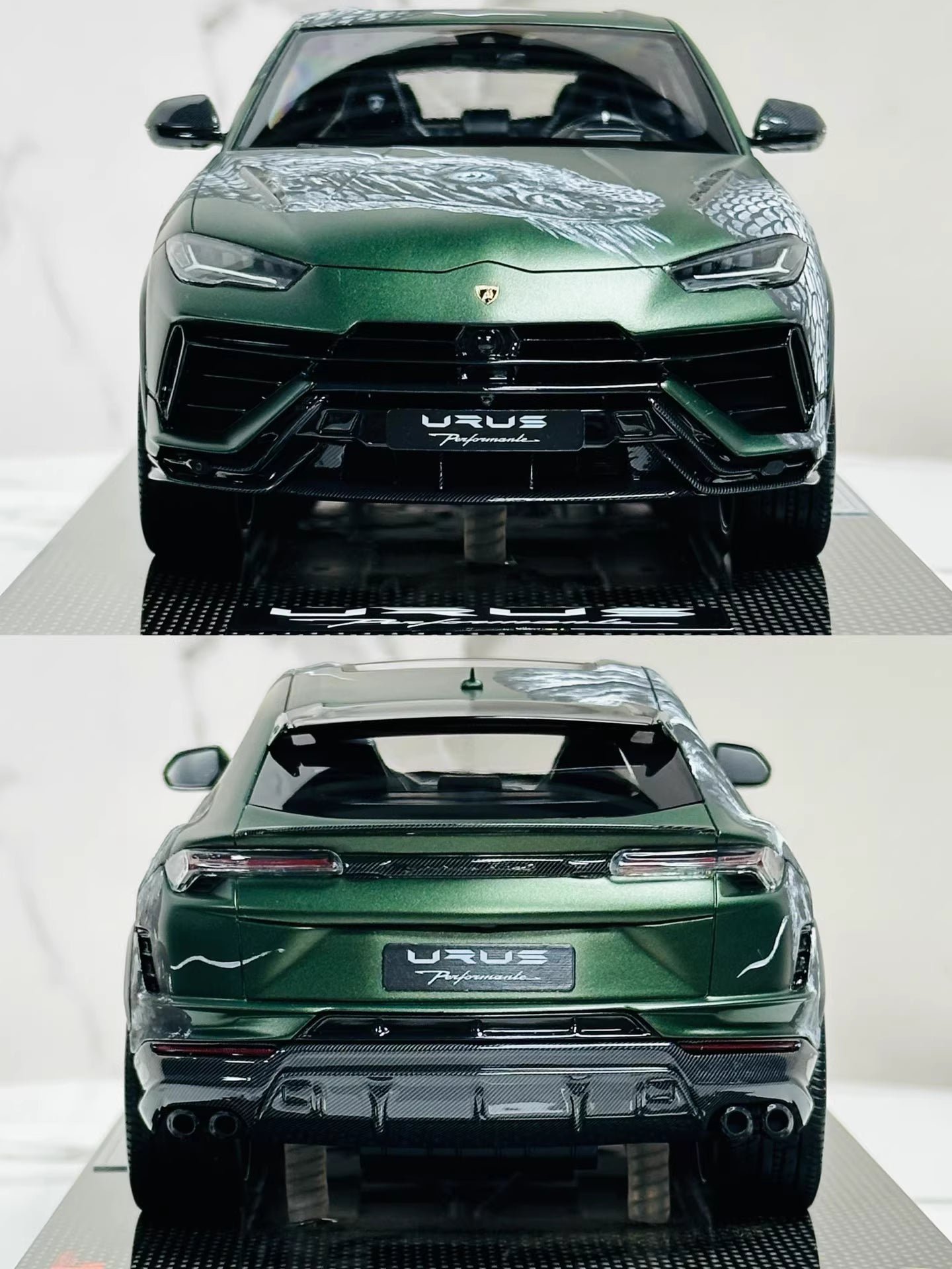 MR Collection 1/18 Lamborghini Urus One-Off Hand-Painted Dragon Resin Model 01/01
