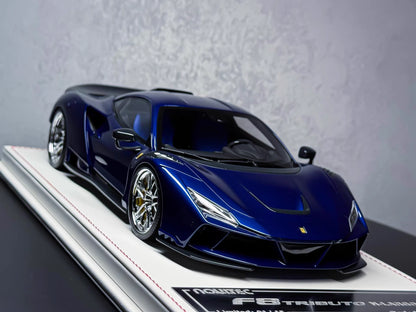 Davis & Giovanni 1/18 Ferrari F8 Tributo N-Largo Metallic Blue Resin Model Limited 15