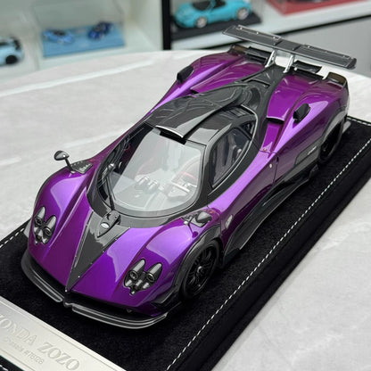 HH 1:18 Pagani Zonda 760 (Zonda Specials) Hardtop Resin Model · Purple/Carbon