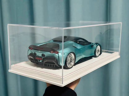 Davis & Giovanni 1/18 Ferrari SF90 Stradale Novitec Metallic Light Green | Limited 15