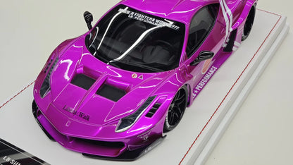 IVY 1/18 Ferrari 458 LBWK 458GT Resin Model – Battle Purple (Limited 66)