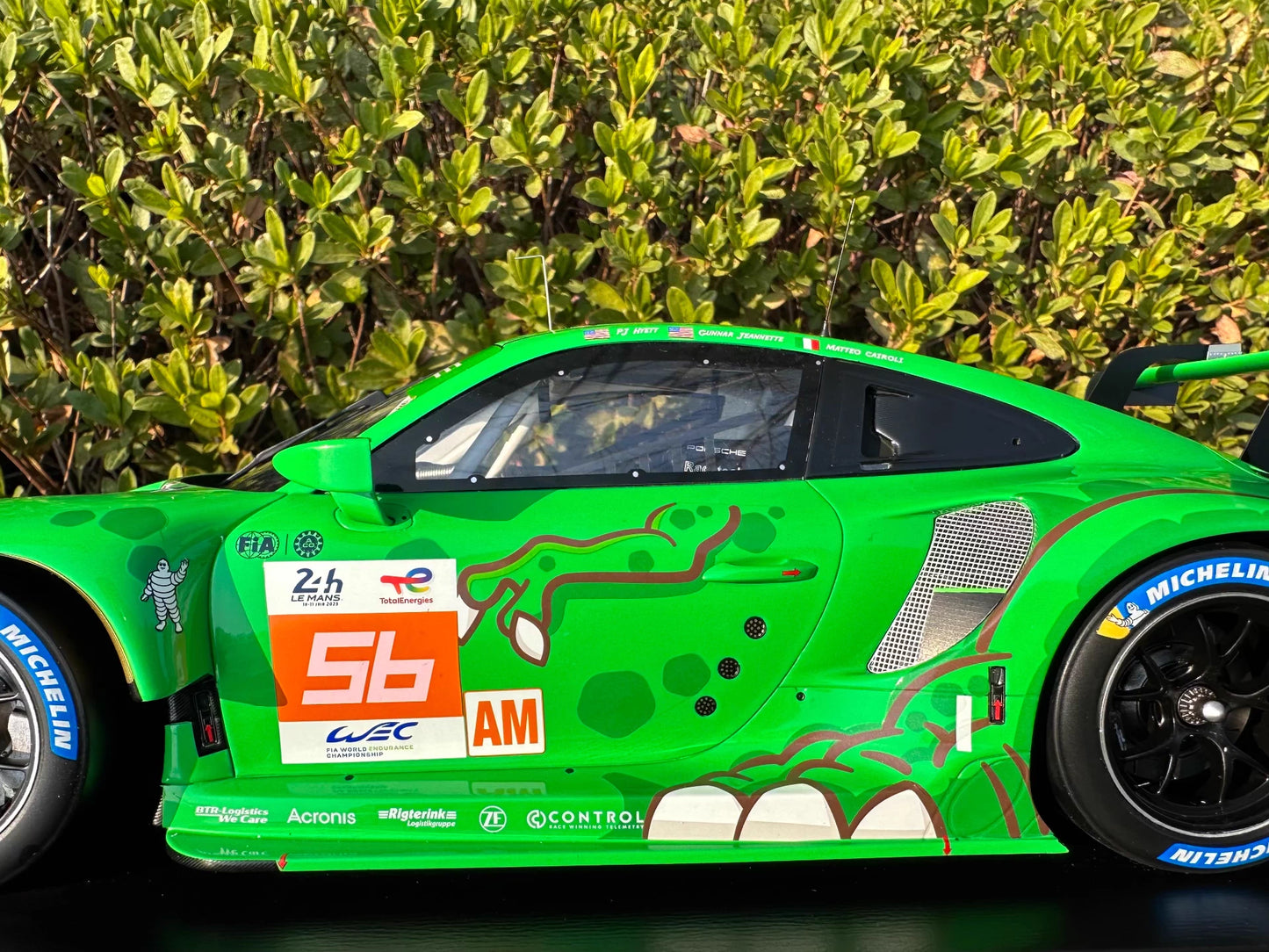 Spark 1/12 Porsche 911 RSR-19 #56 “Rexy” Project 1–AO Le Mans 24H 2023 – Resin Model