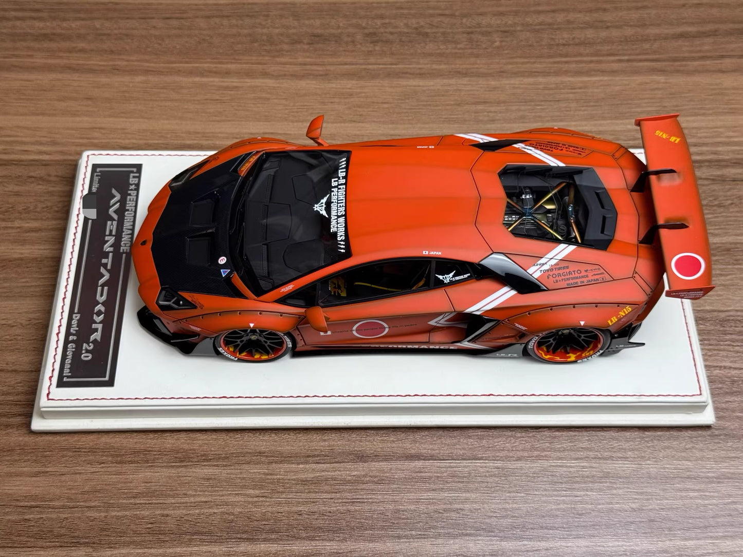 Davis & Giovanni 1/18 Lamborghini LBWK Aventador 2.0 “Zaku” Orange — Limited 30