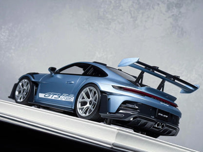 Davis & Giovanni 1/18 Porsche 911 (992) GT3 RS Ice Blue Resin Model Limited 8