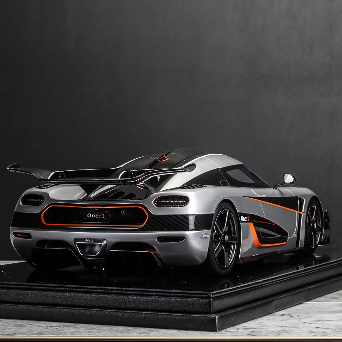 Frontiart 1/12 Koenigsegg One:1 Silver Resin Model Limited 199 F088-01