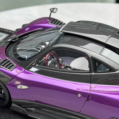 HH 1:18 Pagani Zonda 760 (Zonda Specials) Hardtop Resin Model · Purple/Carbon
