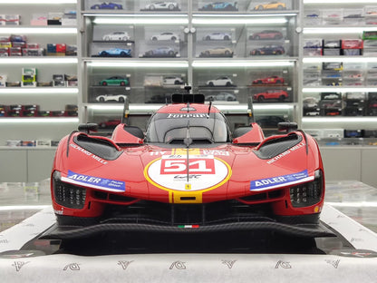 Amalgam 1/8 Ferrari 499P – 2023 Le Mans Champion Hypercar Model | Air Shipping from China