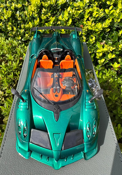 BBR Models 1/18 Pagani Imola Roadster Verde Rio Green Resin Model