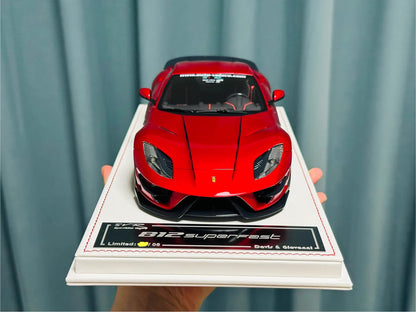 Davis & Giovanni 1/18 Ferrari 812 Superfast SVR Candy Red Limited 6