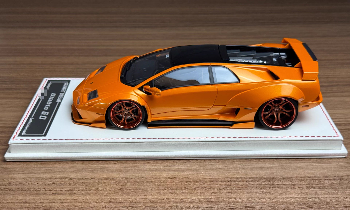 Davis & Giovanni 1/18 Lamborghini Diablo 6.0 Arancio Atlas Orange, Limited 30