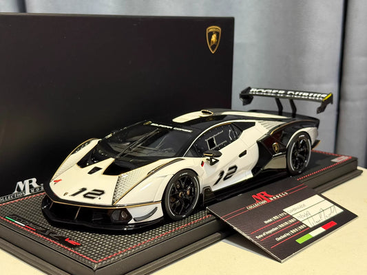 MR Collection Models 1/18 Lamborghini SCV12 · Arancio Bianco · Limited 99