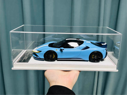 Davis & Giovanni 1/18 Ferrari SF90 Stradale Matte La Plata Blue | Limited 6
