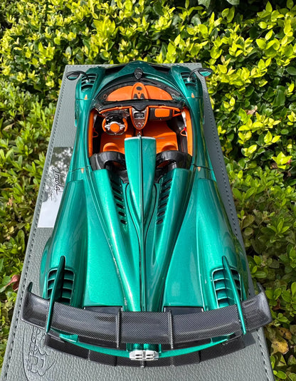 BBR Models 1/18 Pagani Imola Roadster Verde Rio Green Resin Model