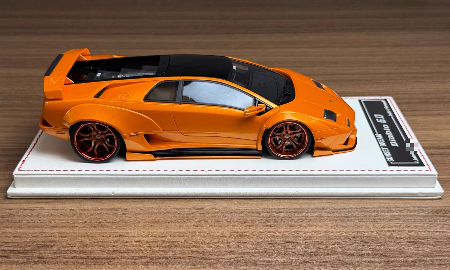 Davis & Giovanni 1/18 Lamborghini Diablo 6.0 Arancio Atlas Orange, Limited 30