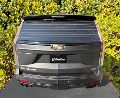 BBA Model 1/18 Cadillac Escalade Luxury Edition Matte Black Resin Model