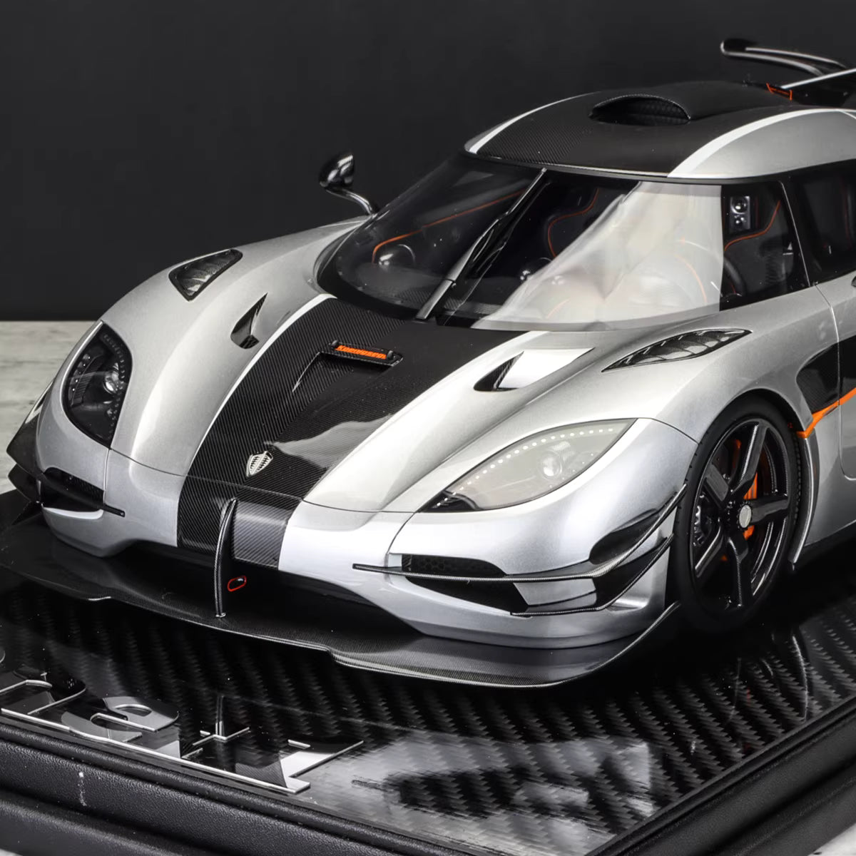 Frontiart 1/12 Koenigsegg One:1 Silver Resin Model Limited 199 F088-01