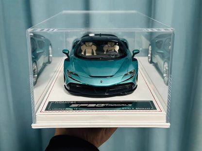Davis & Giovanni 1/18 Ferrari SF90 Stradale Novitec Metallic Light Green | Limited 15