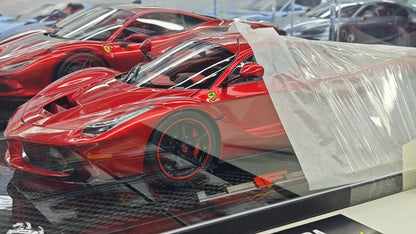 BBR 1/18 Ferrari LaFerrari Diecast Model – Rosso Fuoco MET Full-Opening (Limited 333) BBR1822H8DIE