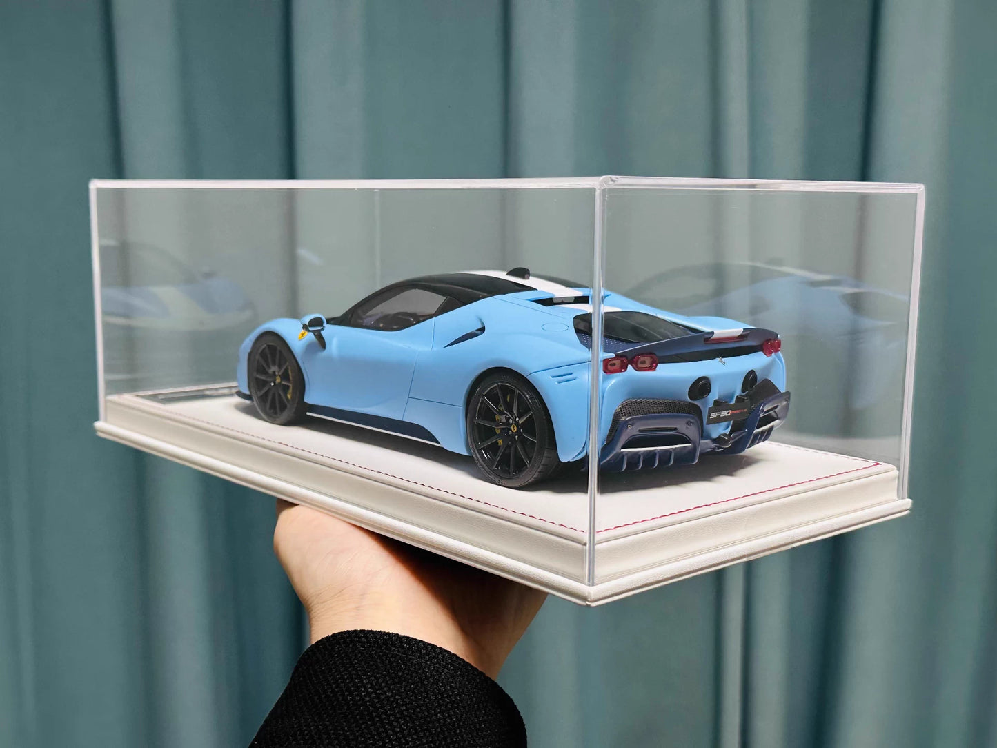 Davis & Giovanni 1/18 Ferrari SF90 Stradale Matte La Plata Blue | Limited 6