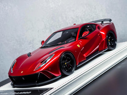 Davis & Giovanni 1/18 Ferrari 812 N-Largo Candy Red Metallic Red Resin Model Limited 10