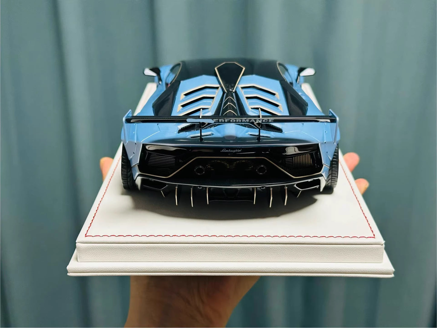 Davis & Giovanni 1/18 Lamborghini Aventador LP770-4 SVJ L13WK Sky Cyan | Limited 15