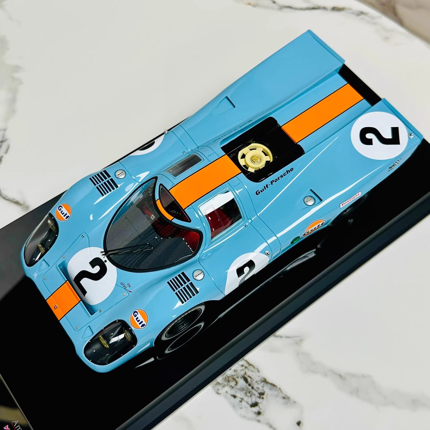 Amalgam 1/18 Porsche 917K Gulf 1970 Daytona Winner #2 Resin Model
