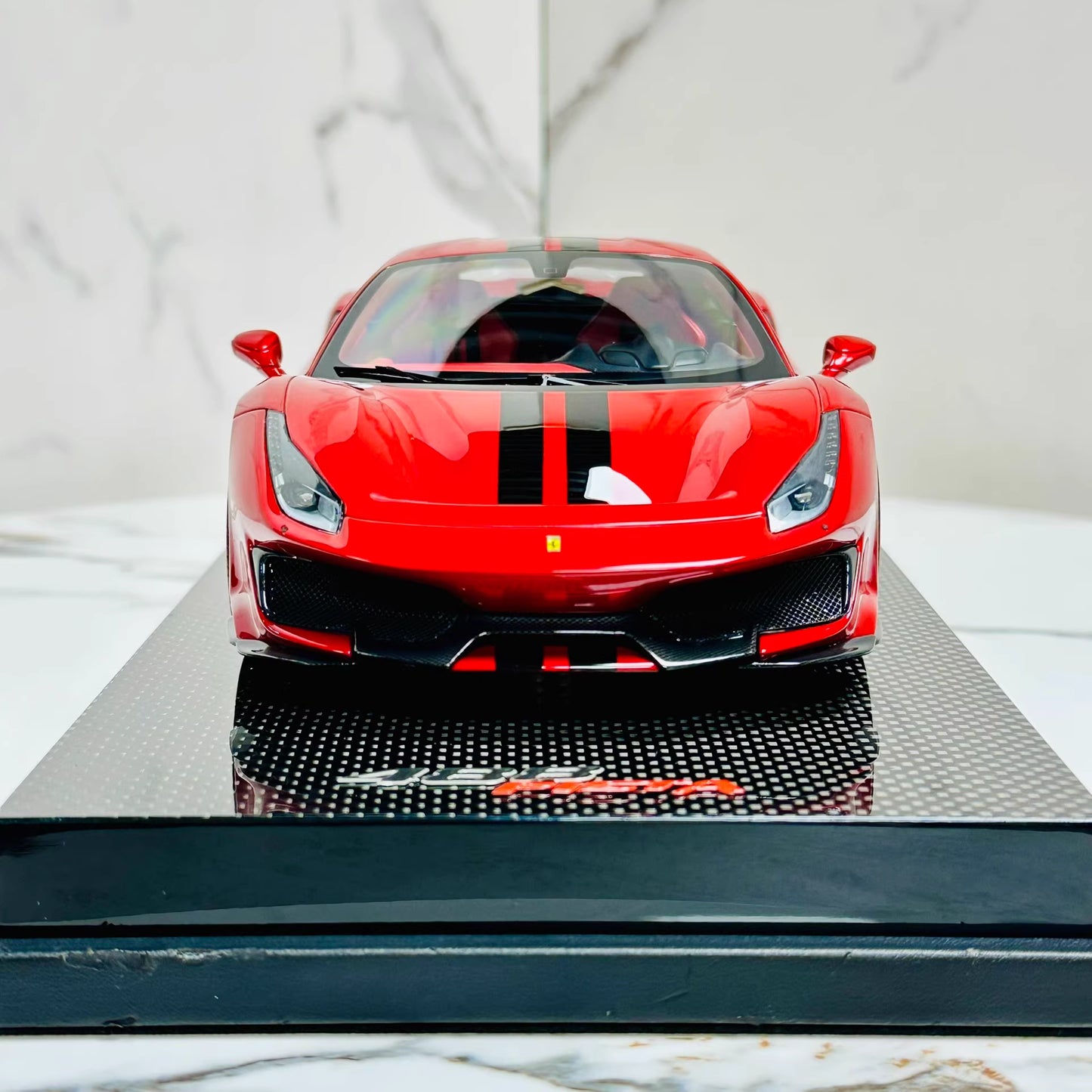 MR Collection 1/18 Ferrari 488 Pista One-Off Resin Model #51 Red Livery